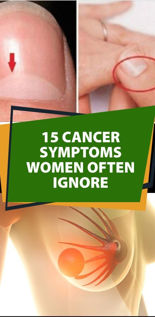 15 symptoms pf cancer